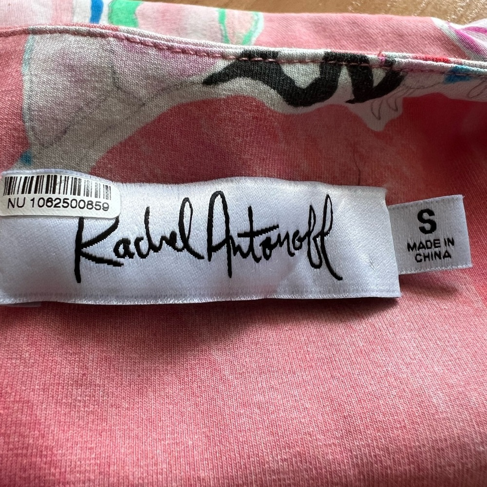Rachel Antonoff Pink and Orange Maxi Dress with Playful Print - Picture 10 of 16